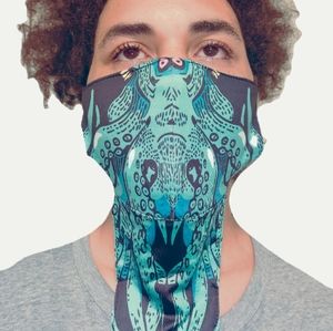 Alien scfi face mask